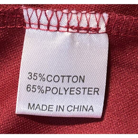 NWT Giffniseti Dark Red Sequin Embellished Lace-Up Back Evening Gown M - Picture 10 of 10